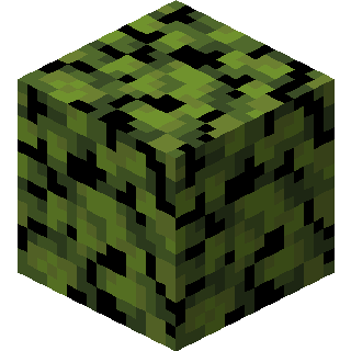 3d azalea block from minecraft